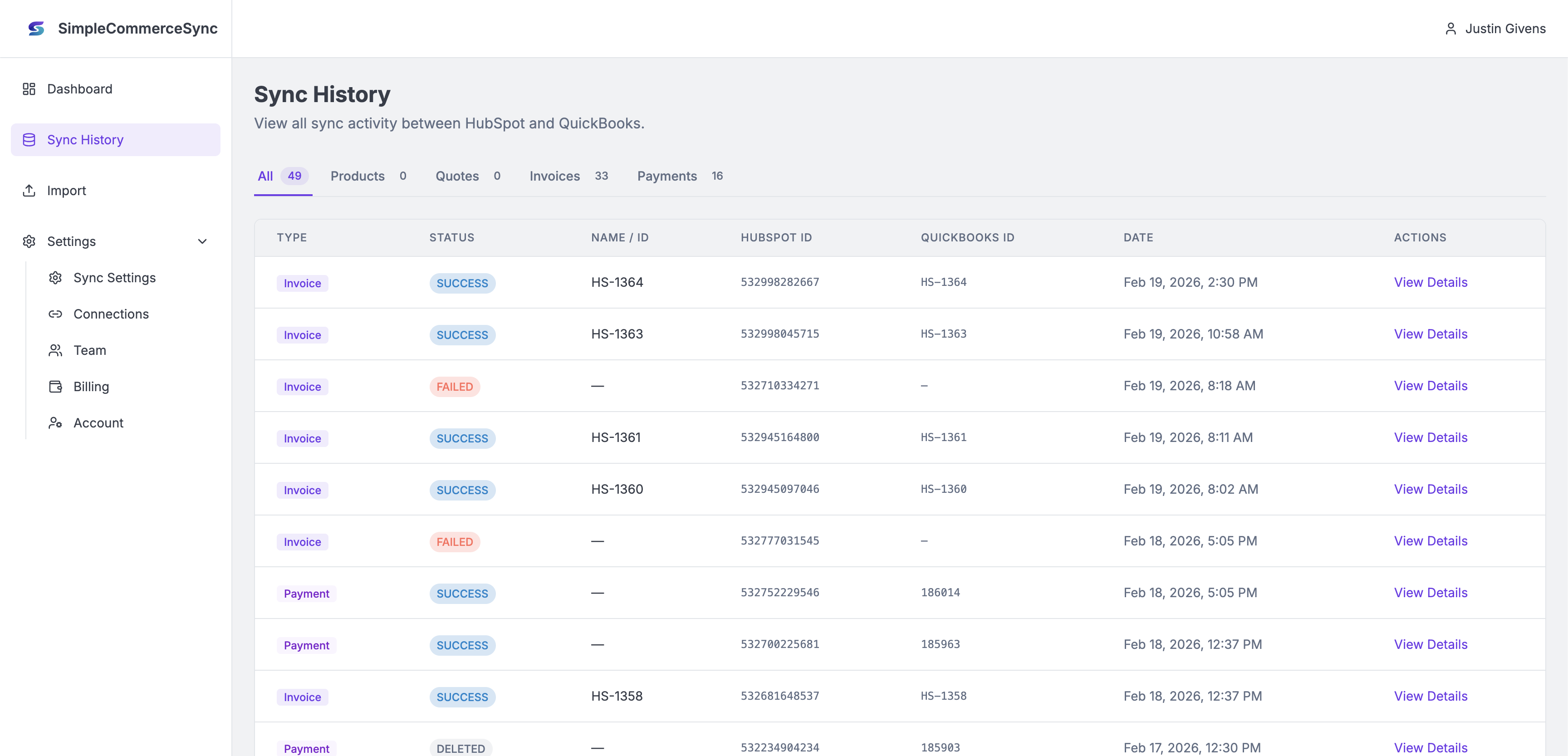simplecommercesync-history